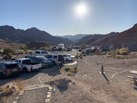 Cottonwood Cove RV and Car parking lot